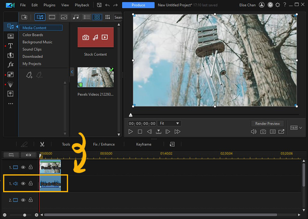 PowerDirector Interface