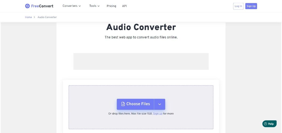 Audio Converter Interface
