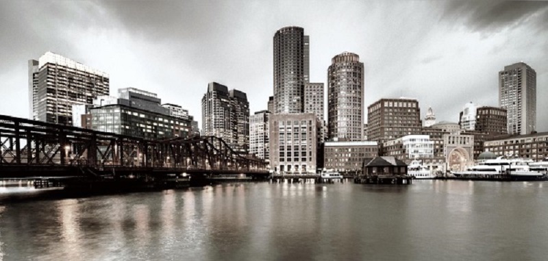 Black & White Skyline After