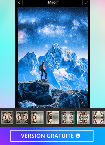 Meilleure application pour ajouter un effet miroir photo