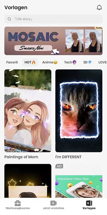 VivaVideo Diashow App