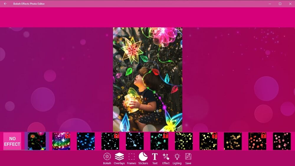 Bokeh Effect Interface