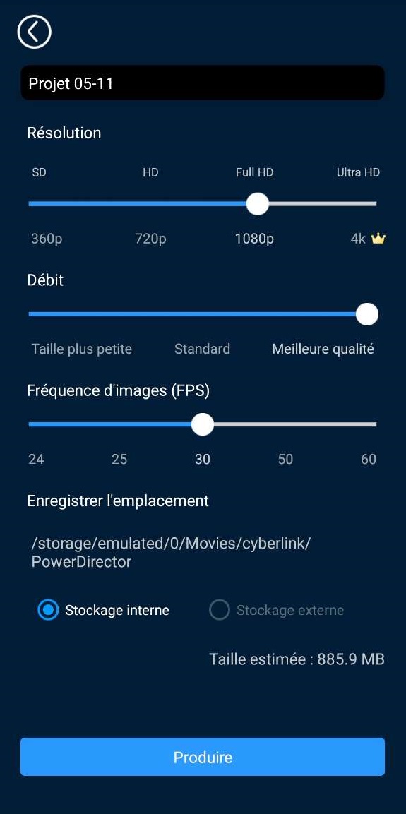 ajouter texte sur powerdirector app
