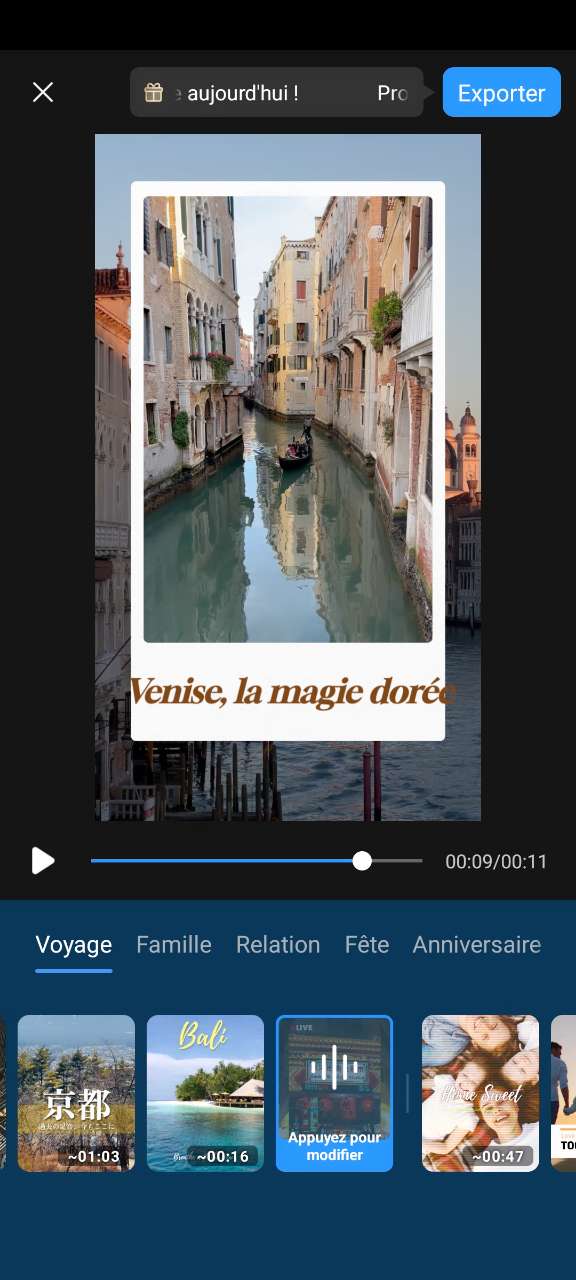 Faire un diaporama photo et vidéo avec l'IA