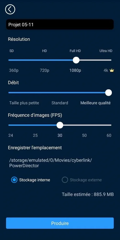 ajouter texte sur powerdirector app