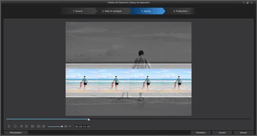 previsualisation diaporama