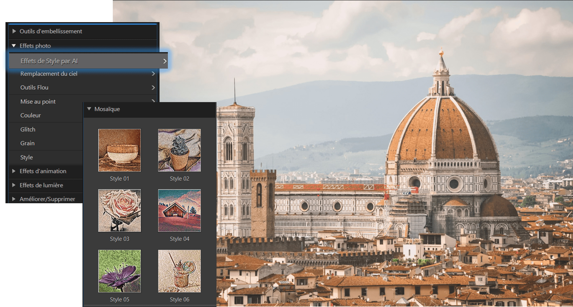 effet style AI mosaique - Etape 3