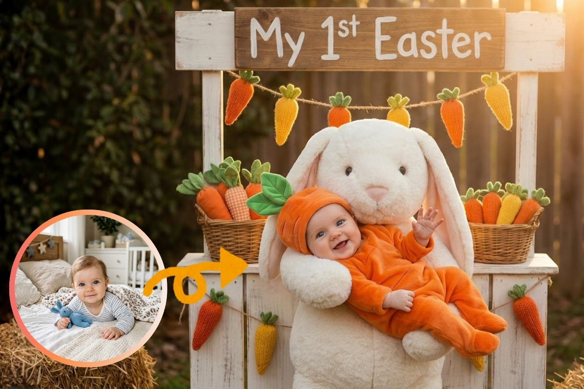 23 Cute Baby Easter Photo Ideas (Plus AI Prompts for 2026)