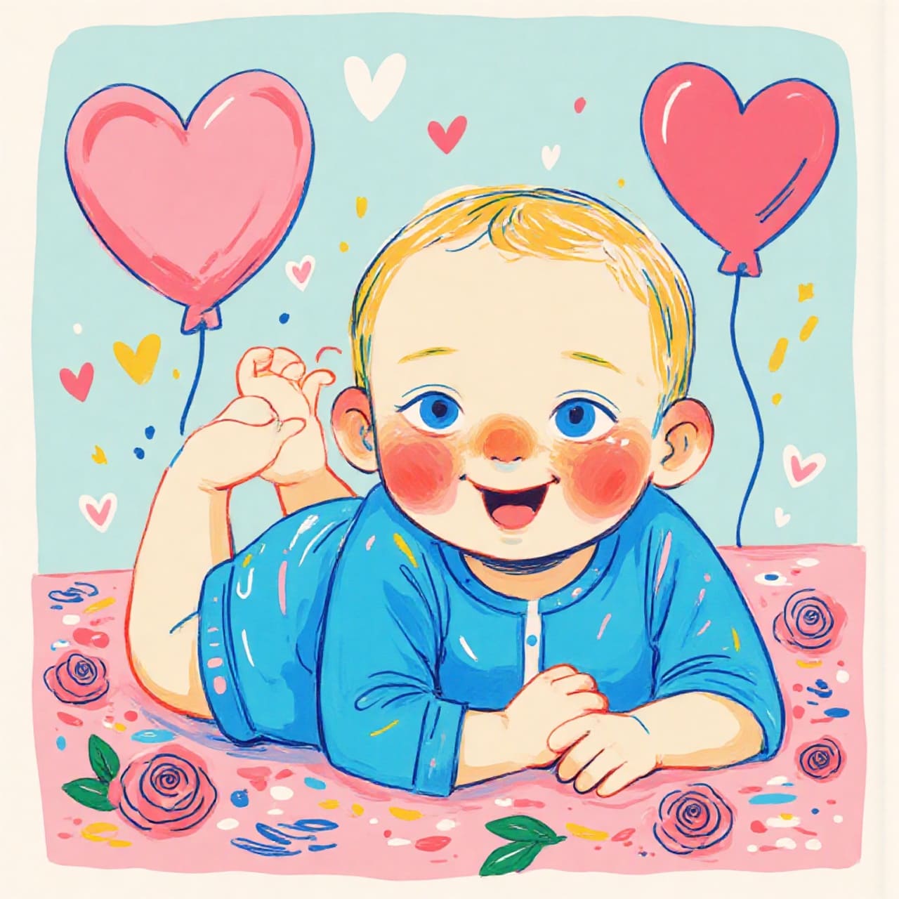 Baby Cartoon Style