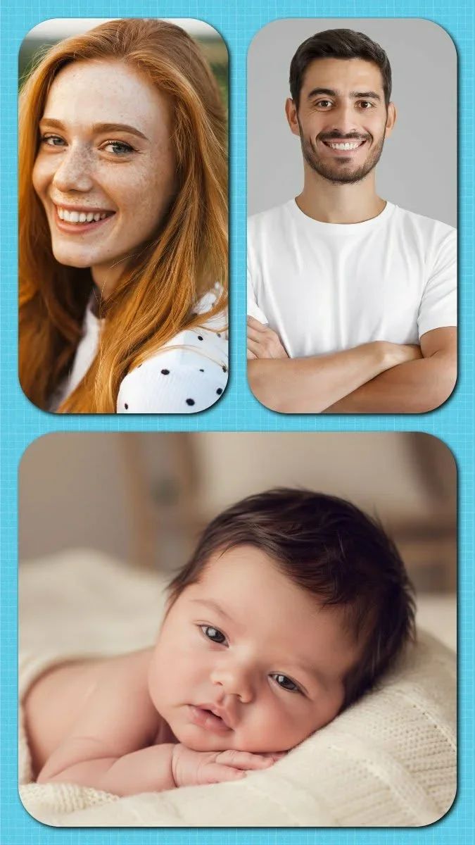 KI-generiertes Babyfoto