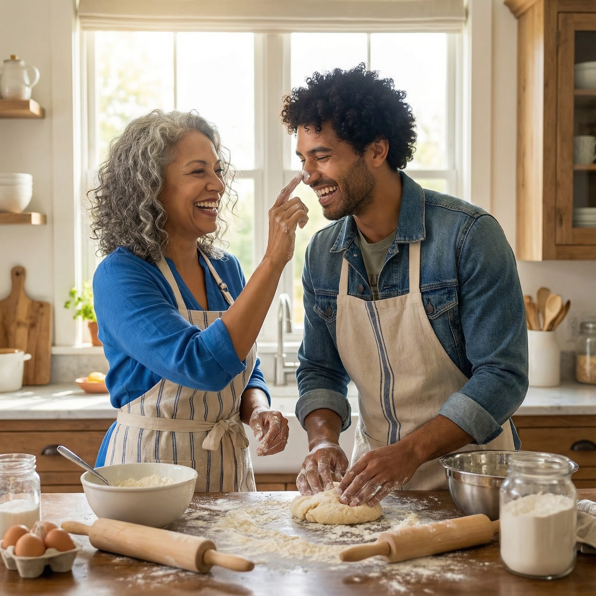 Generated AI Couple Portrait After