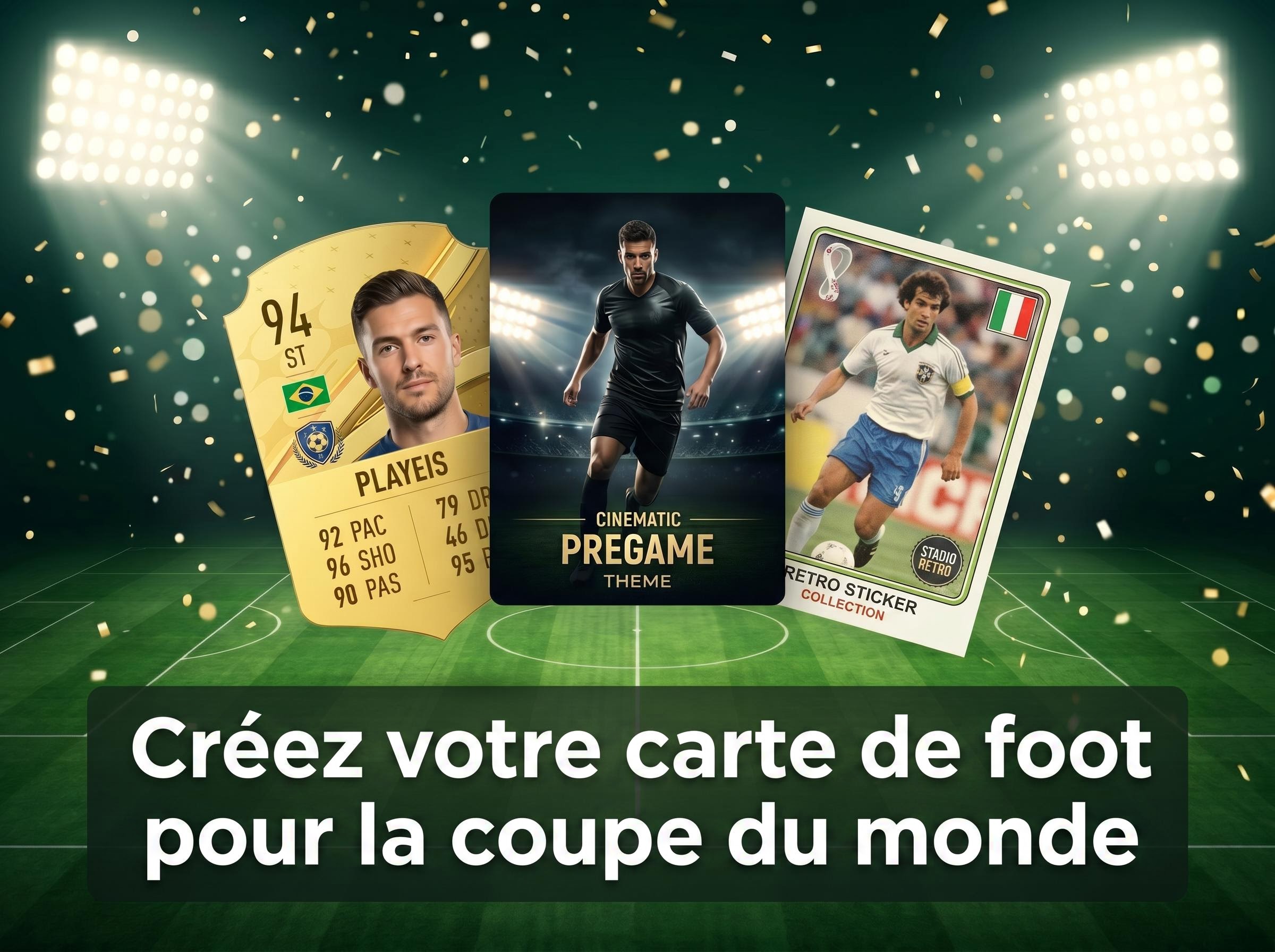Banniere carte pour la coupe du monde de foot