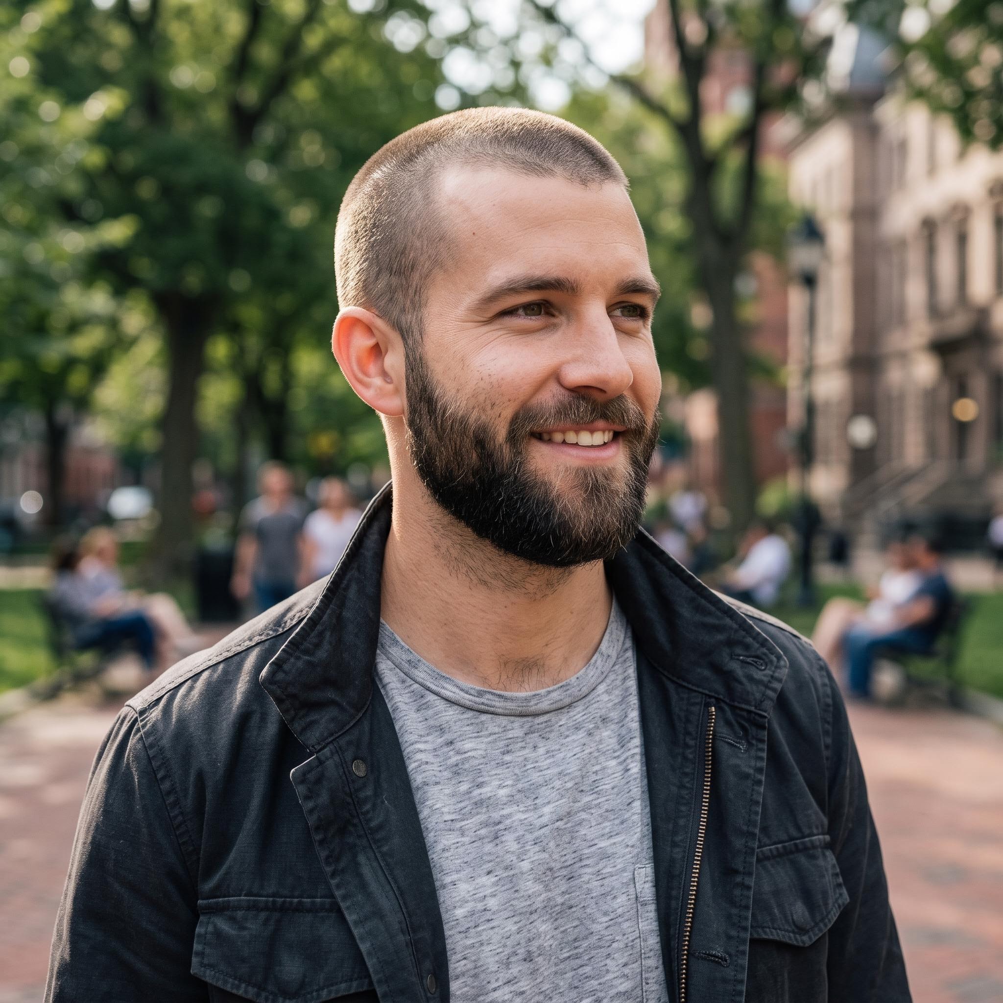 beard-buzz-cut