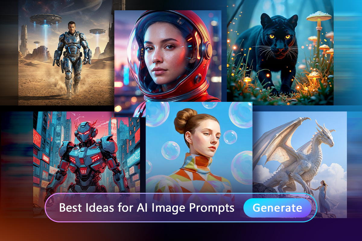 Unlock 50 ready-to-use AI prompts for image generators to generate stunning portraits, cinematic scenes, and creative artworks with MidJourney, Gemini, MyEdit, and more.