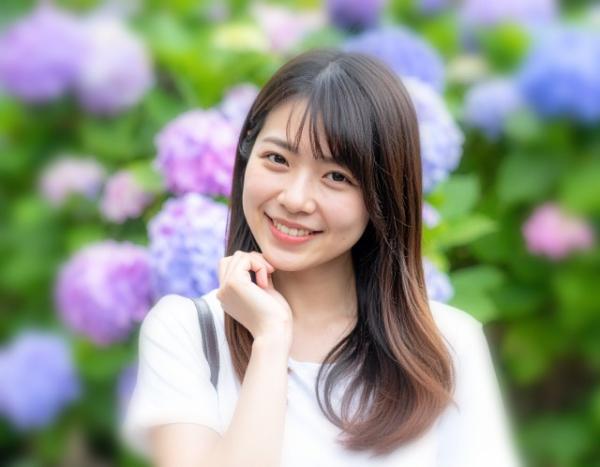 円形ぼかし適用後