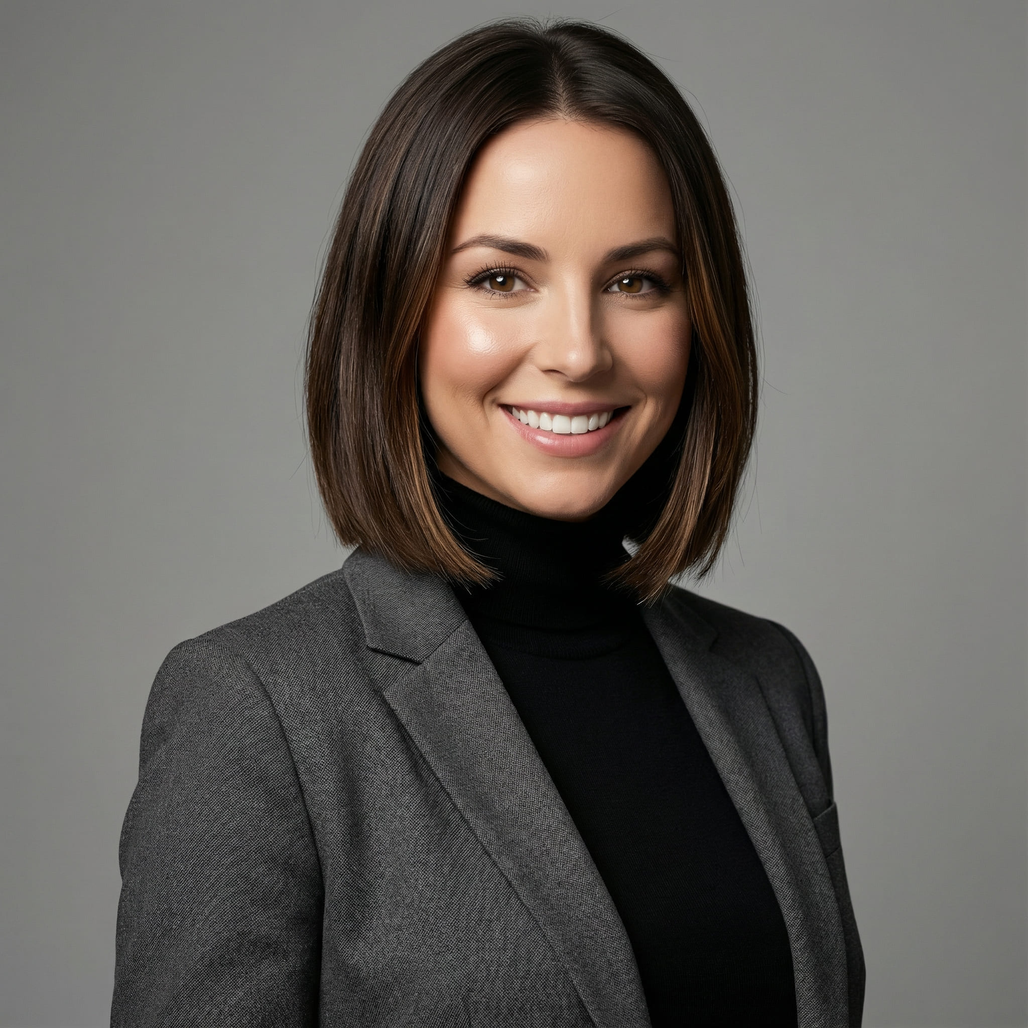 Generated AI Bob Hairstyle Portrait After