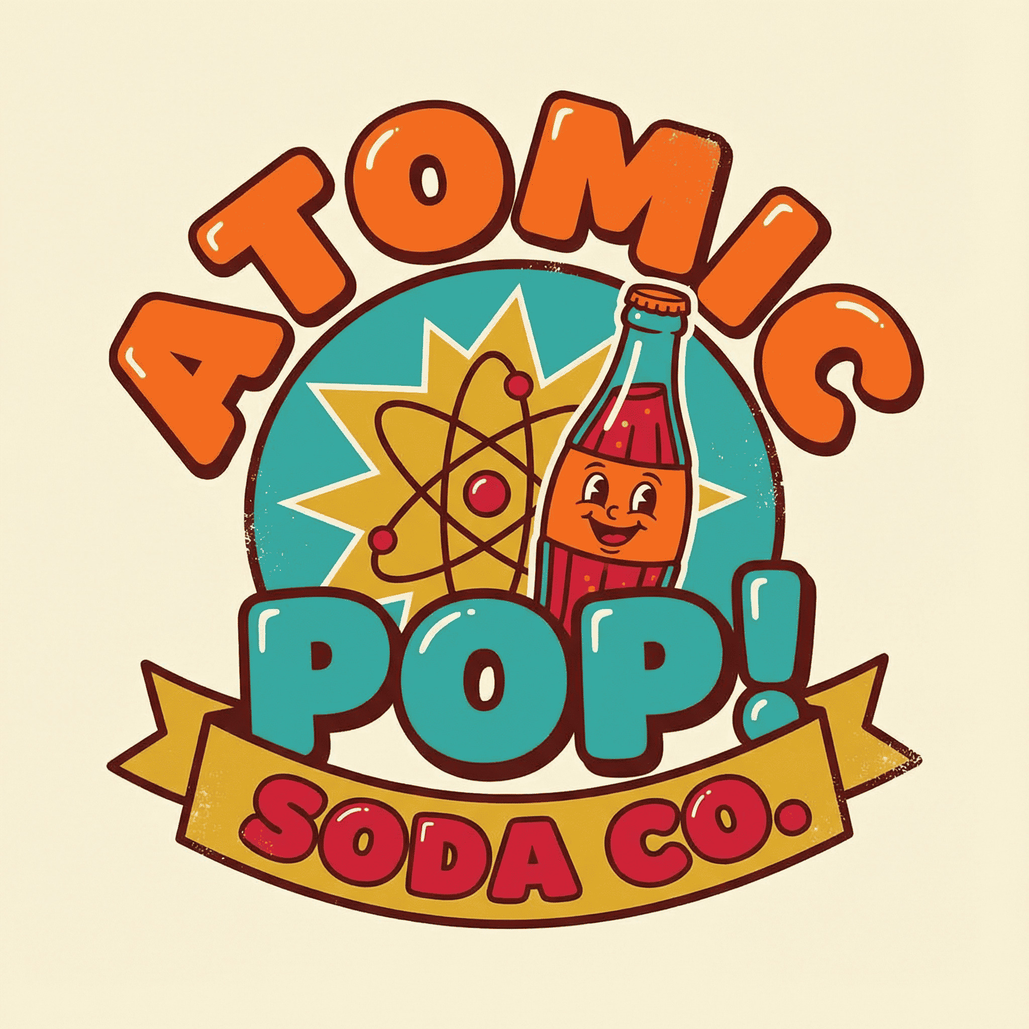 Bold retro logo design AI-generated design