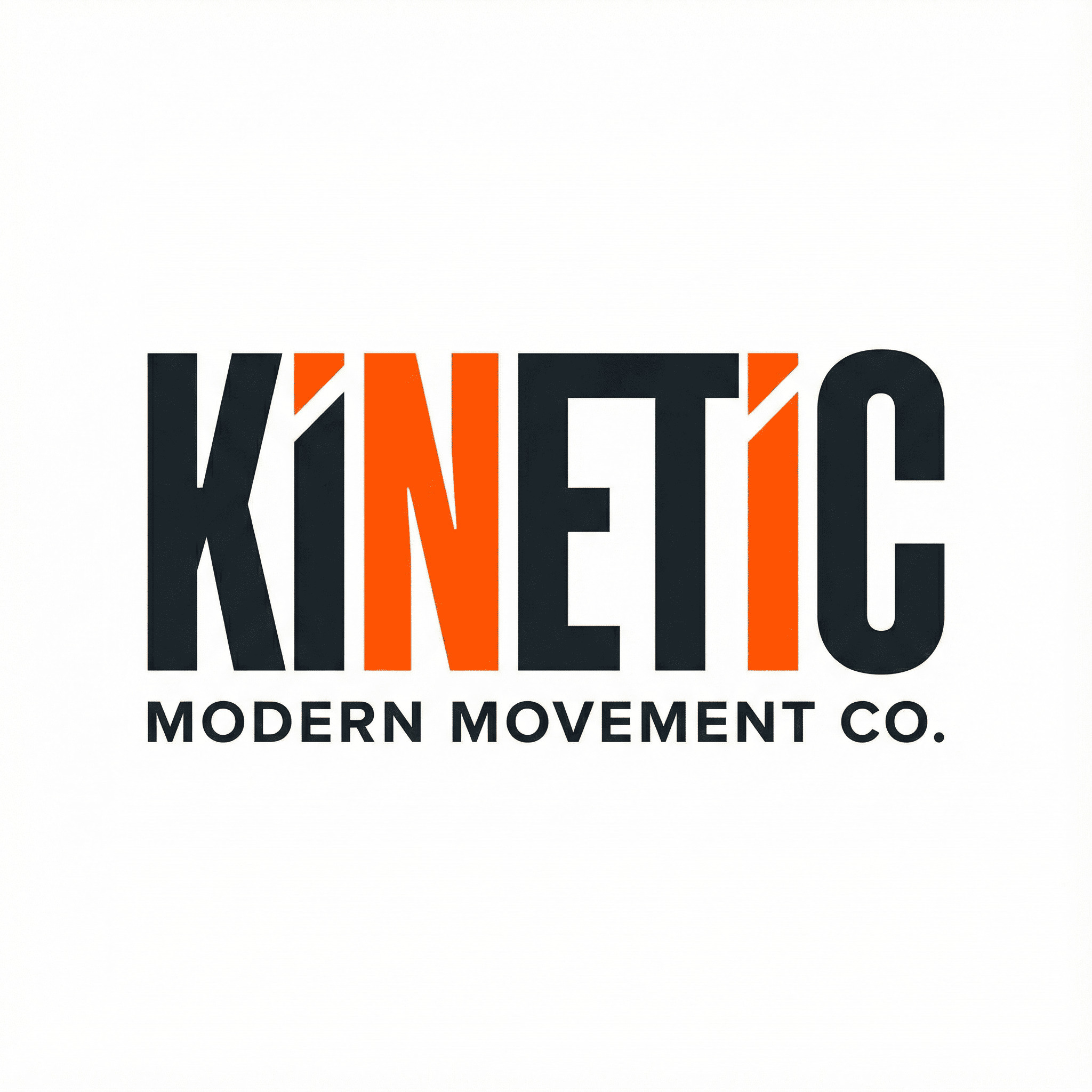 Bold typographic logo with custom lettering AI-generated design