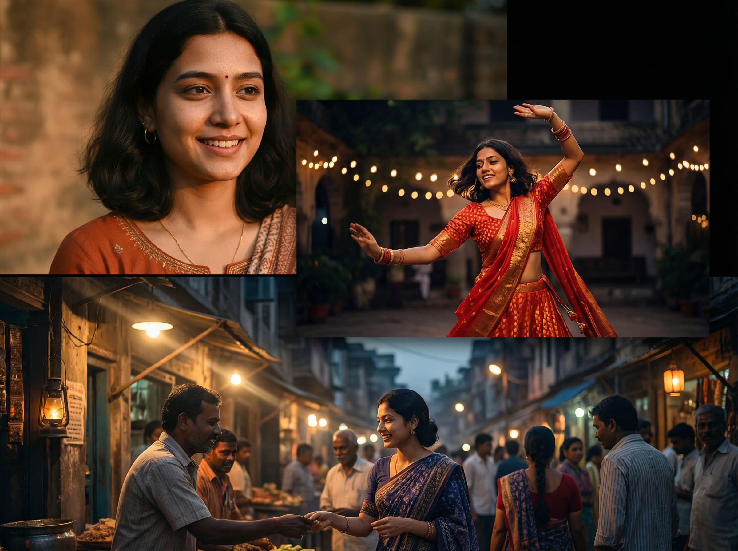 South Asian Nature & Lifestyle Human Collage