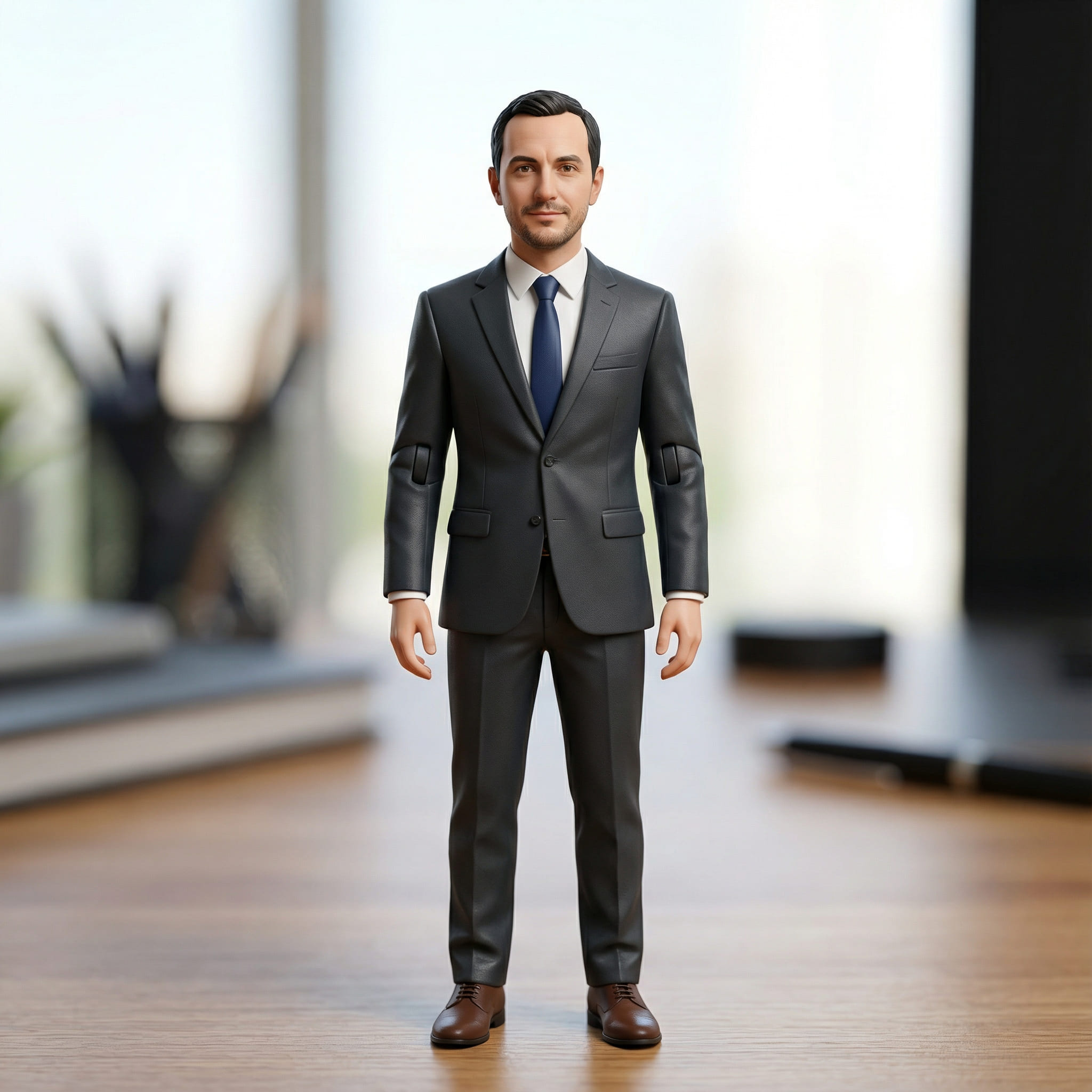 Generated AI Business Mini Figure After