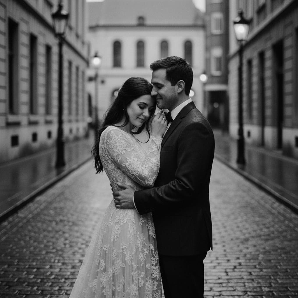 Black & White Photo Before