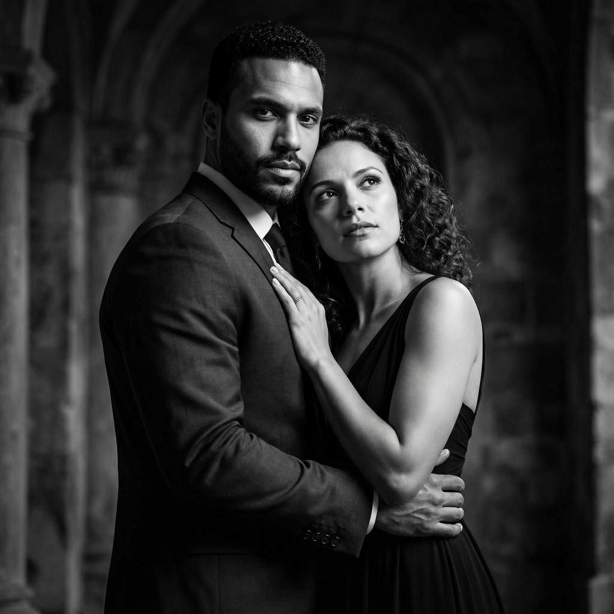 Generated AI Couple Portrait After