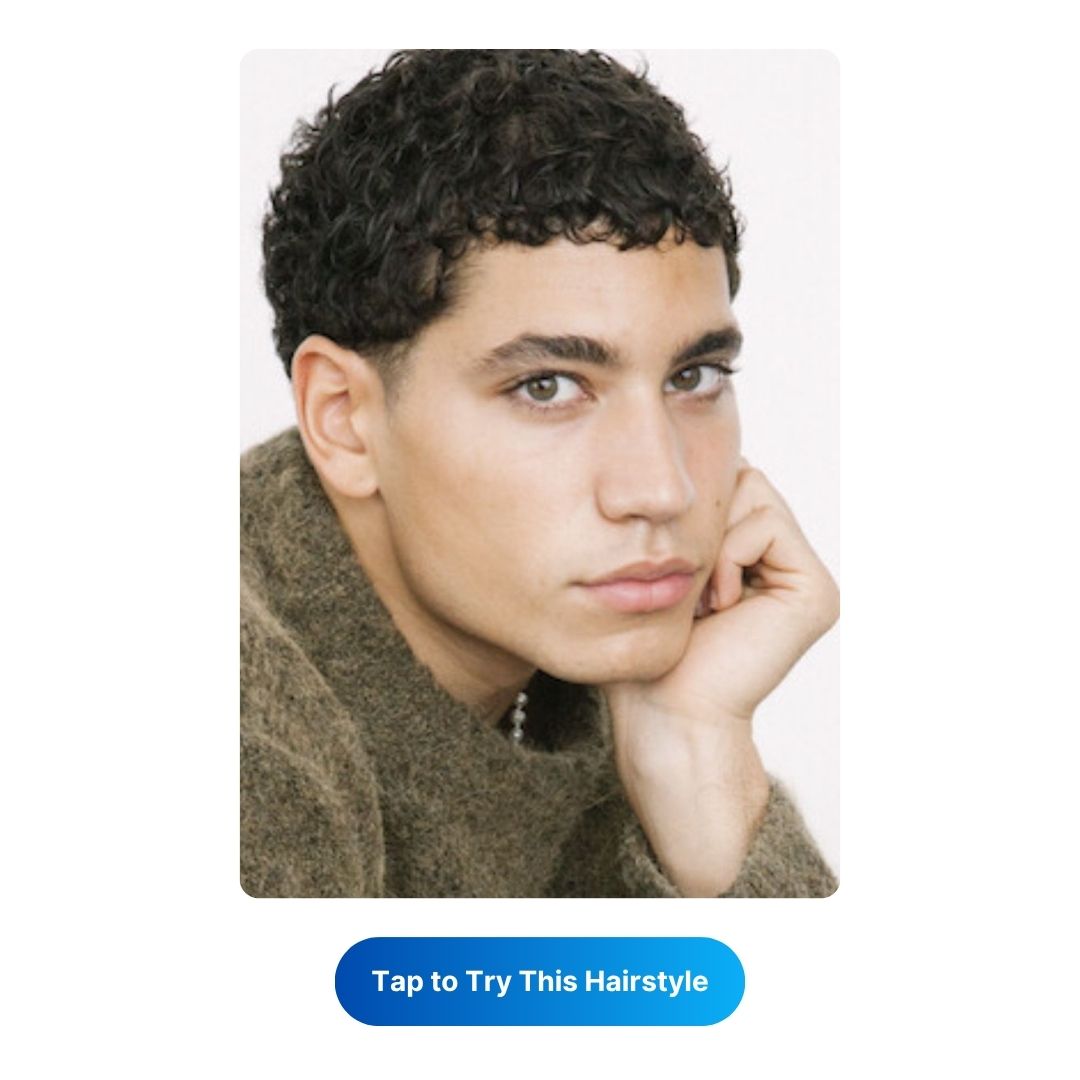 Short Curly Caesar Cut