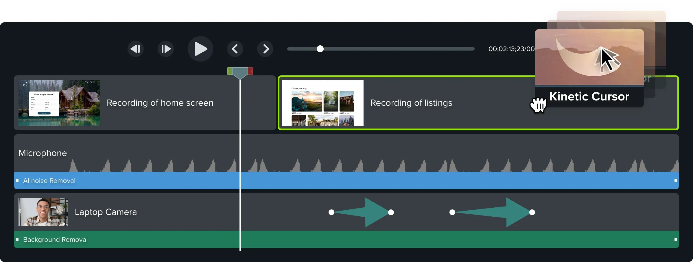 Camtasia video editor