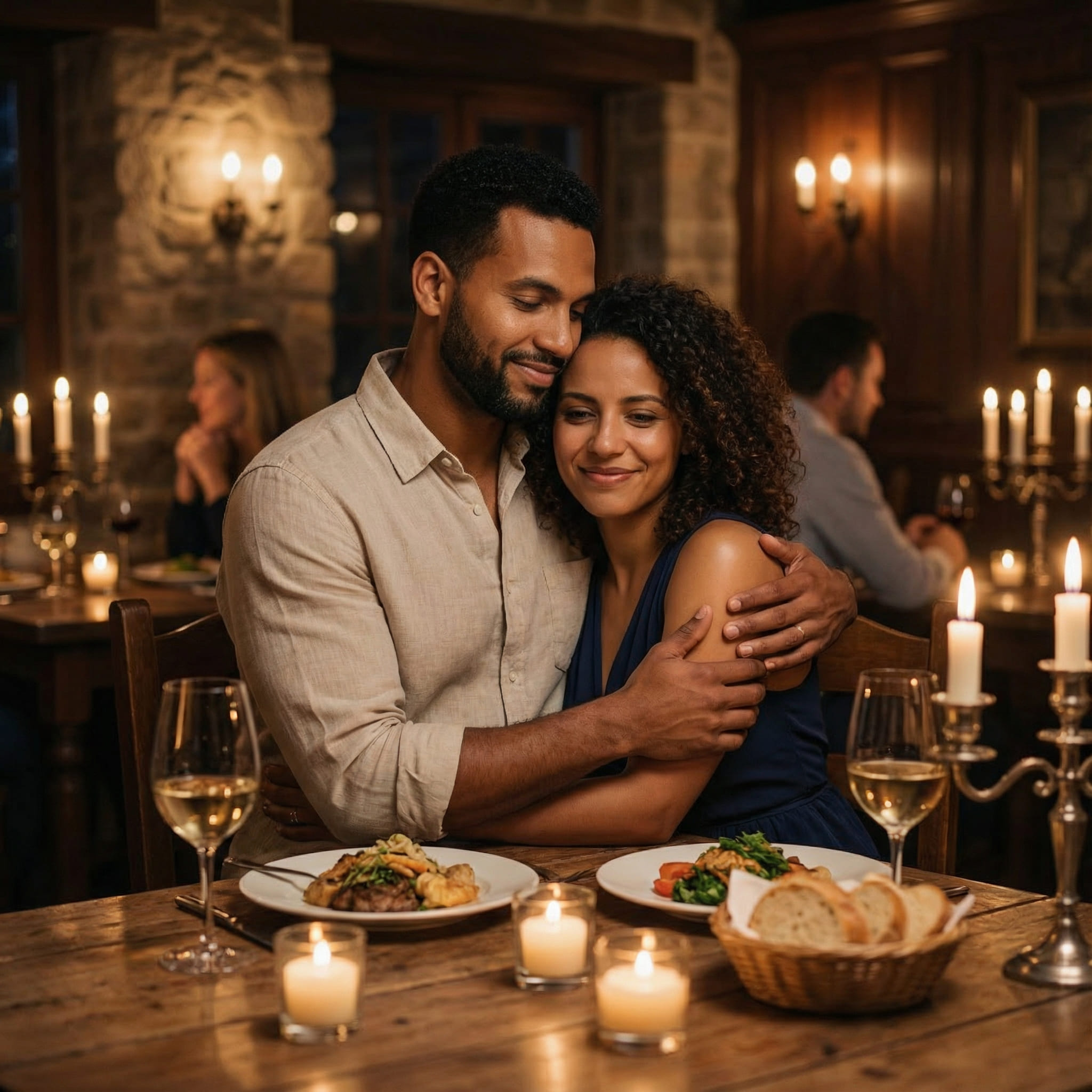 Generated AI Couple Portrait After