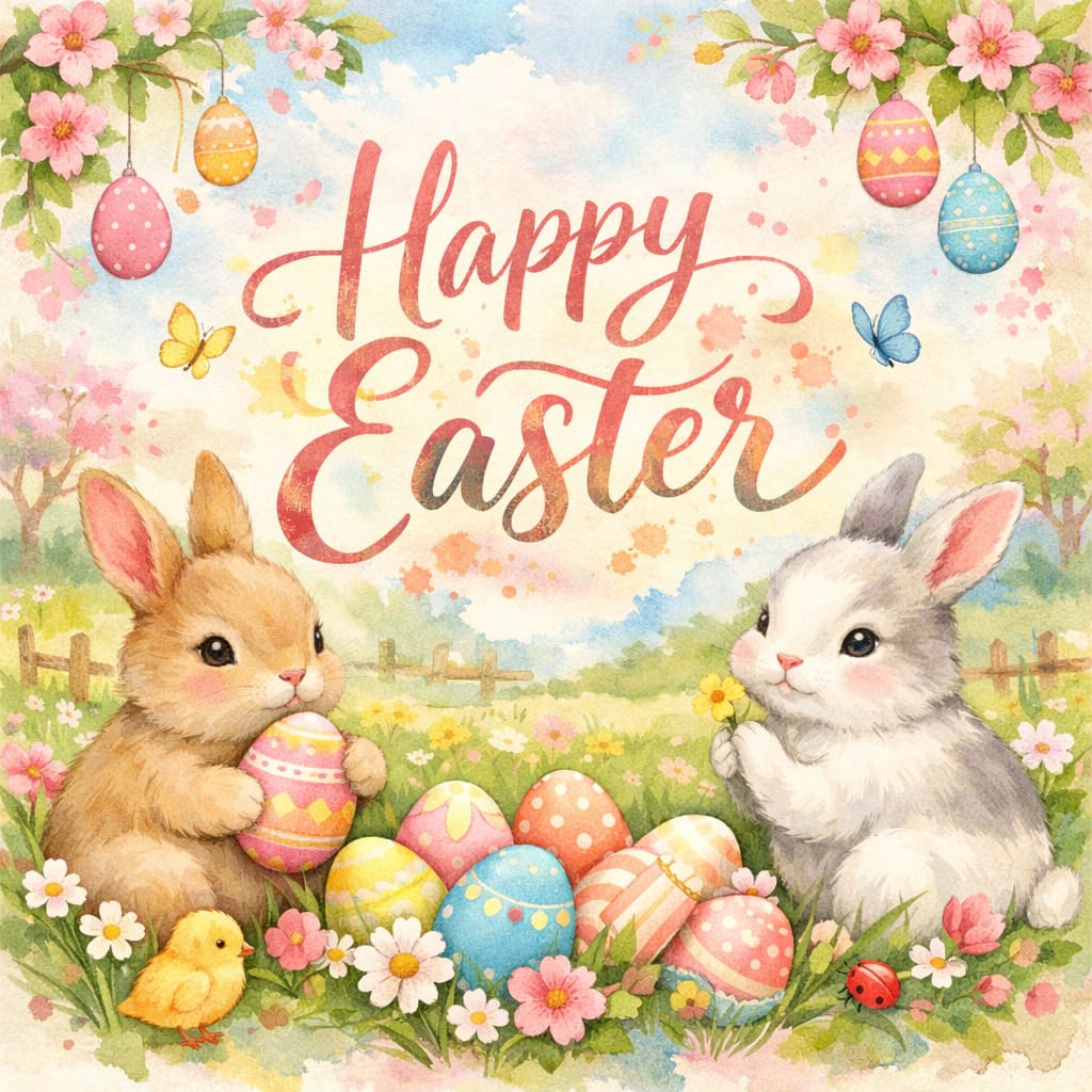 復活節卡片素材圖案