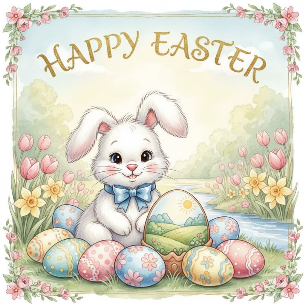 復活節卡片素材圖案