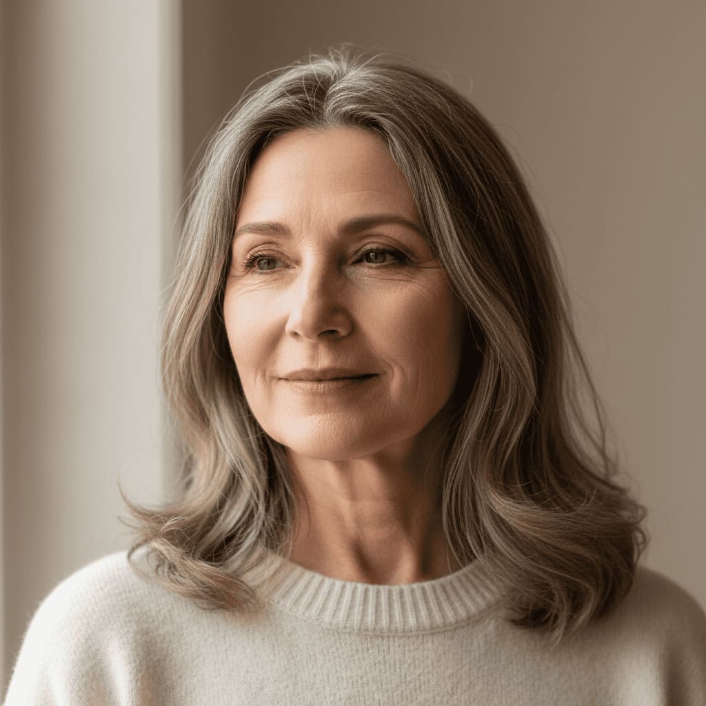 Carré Court avec Frange Droite avant