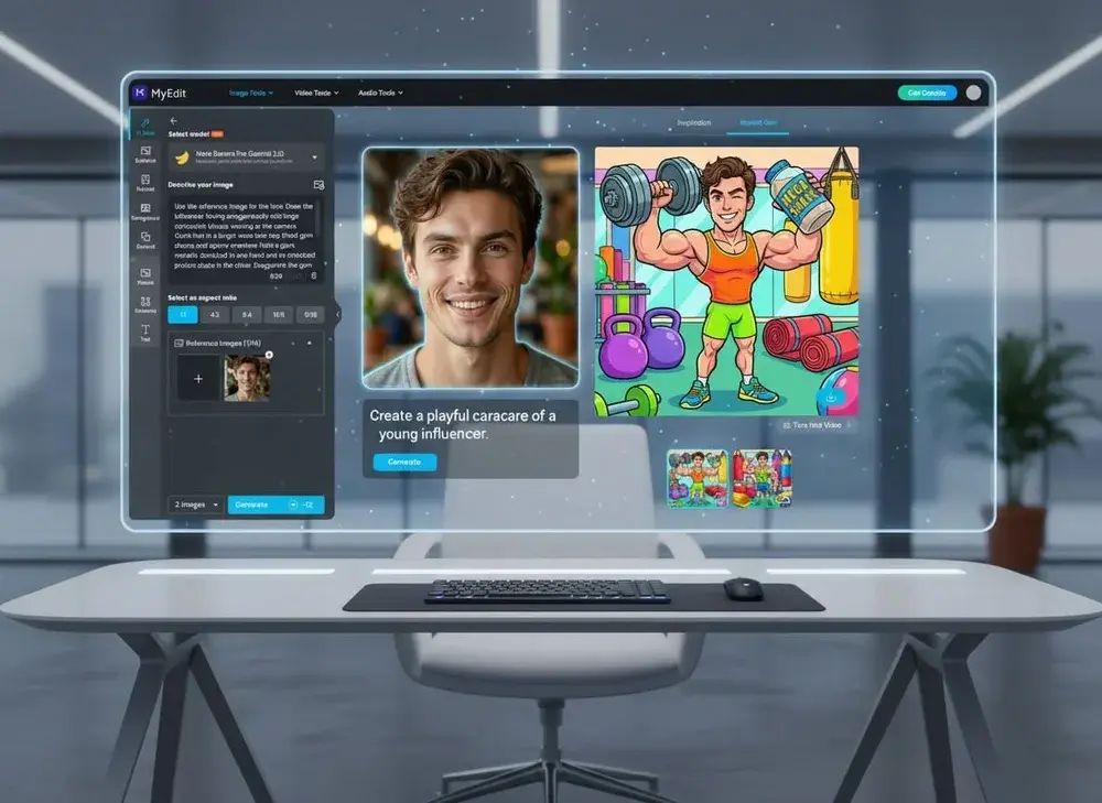 Der MyEdit KI-Bildgenerator