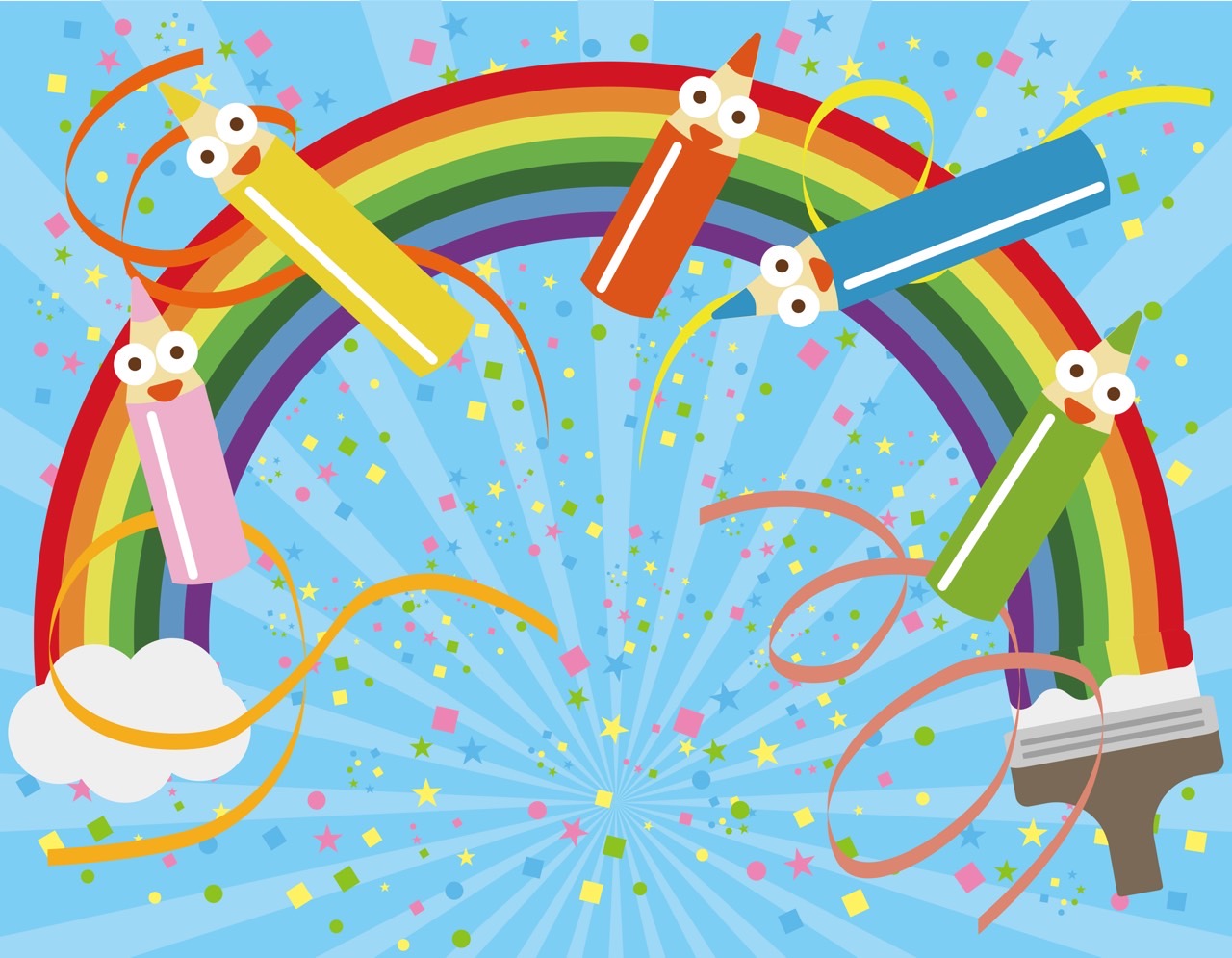 兒童節素材背景圖