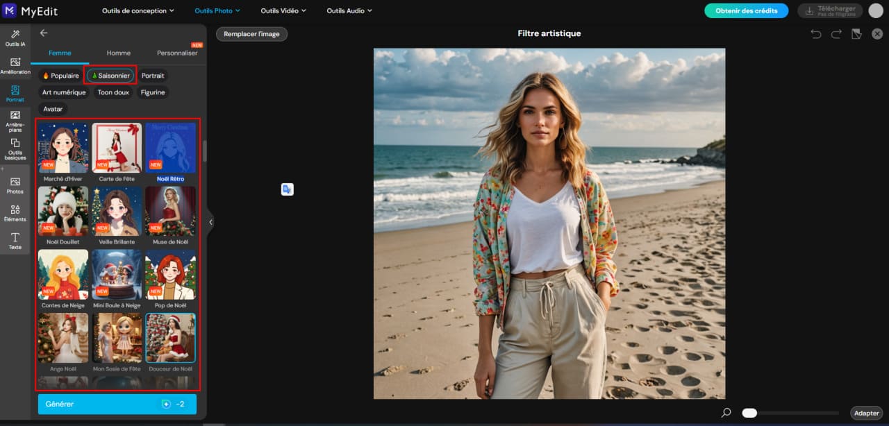 Styles artistiques Noël