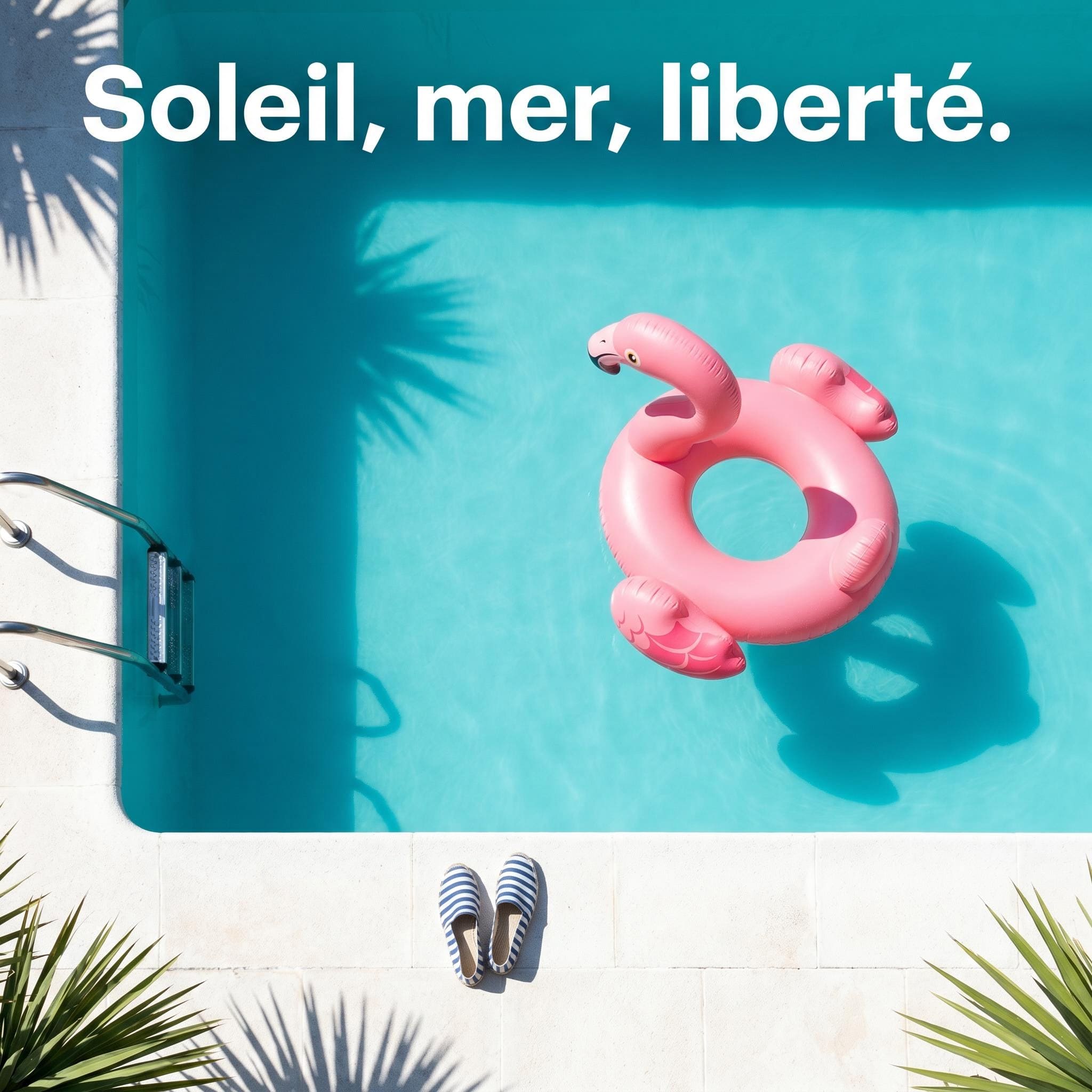 Phrase courte sur l'été format Instagram générée par MyEdit