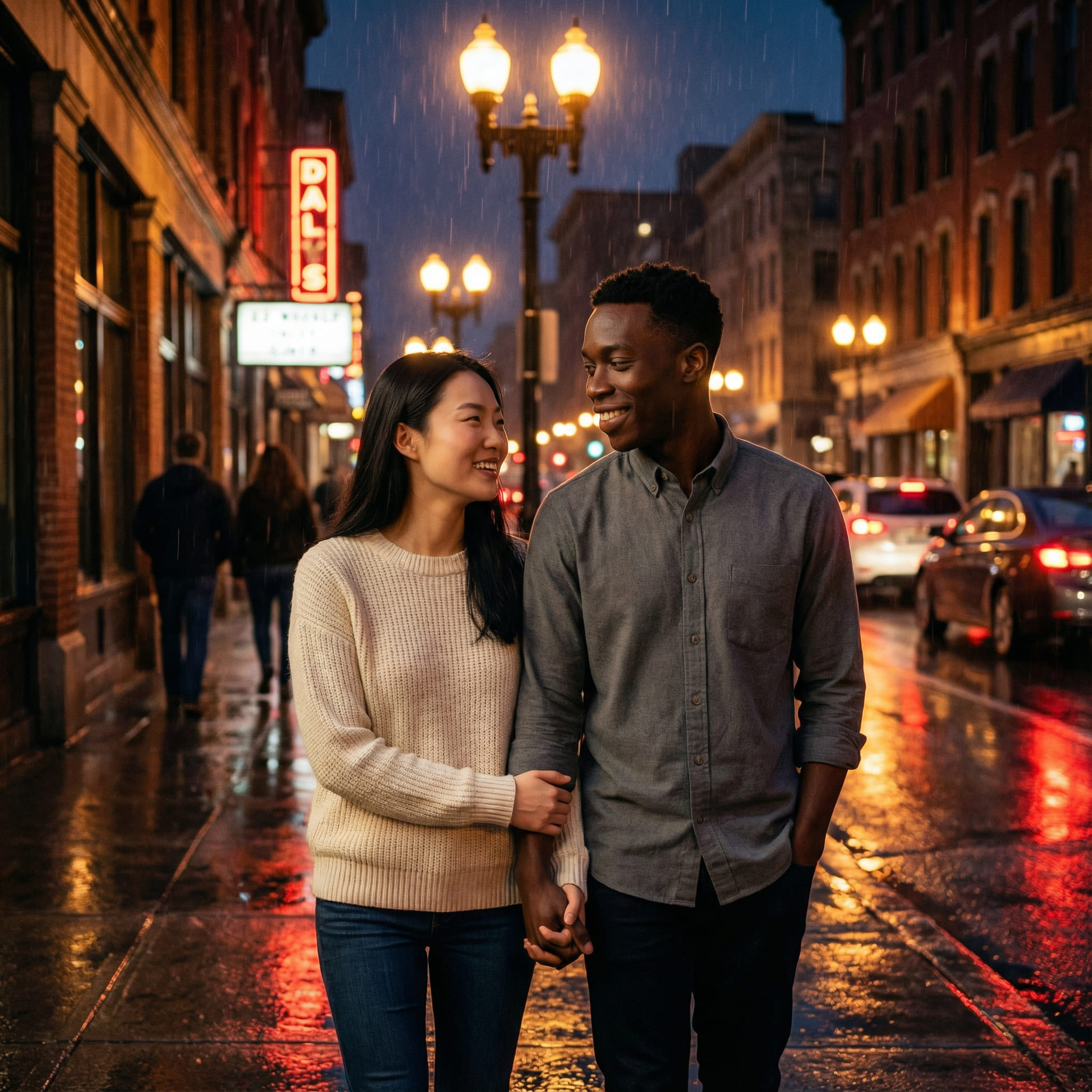 Generated AI Couple Portrait After