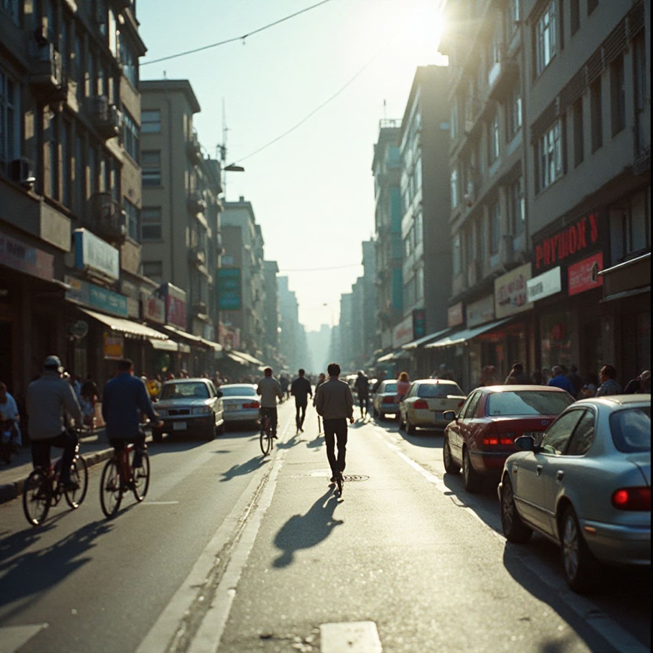 Daytime City Street Before