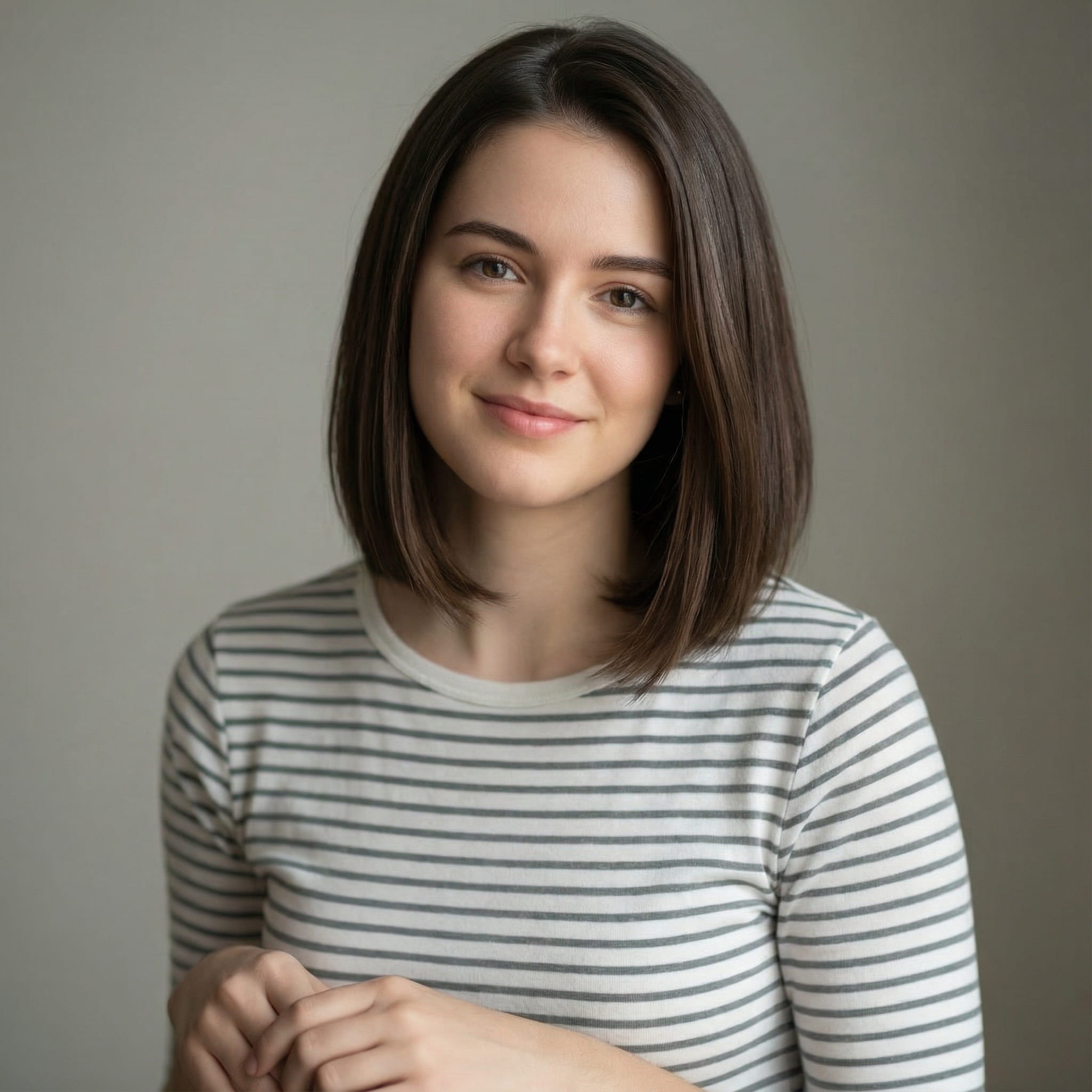 AI-generated classic bob hairstyle using Gemini AI