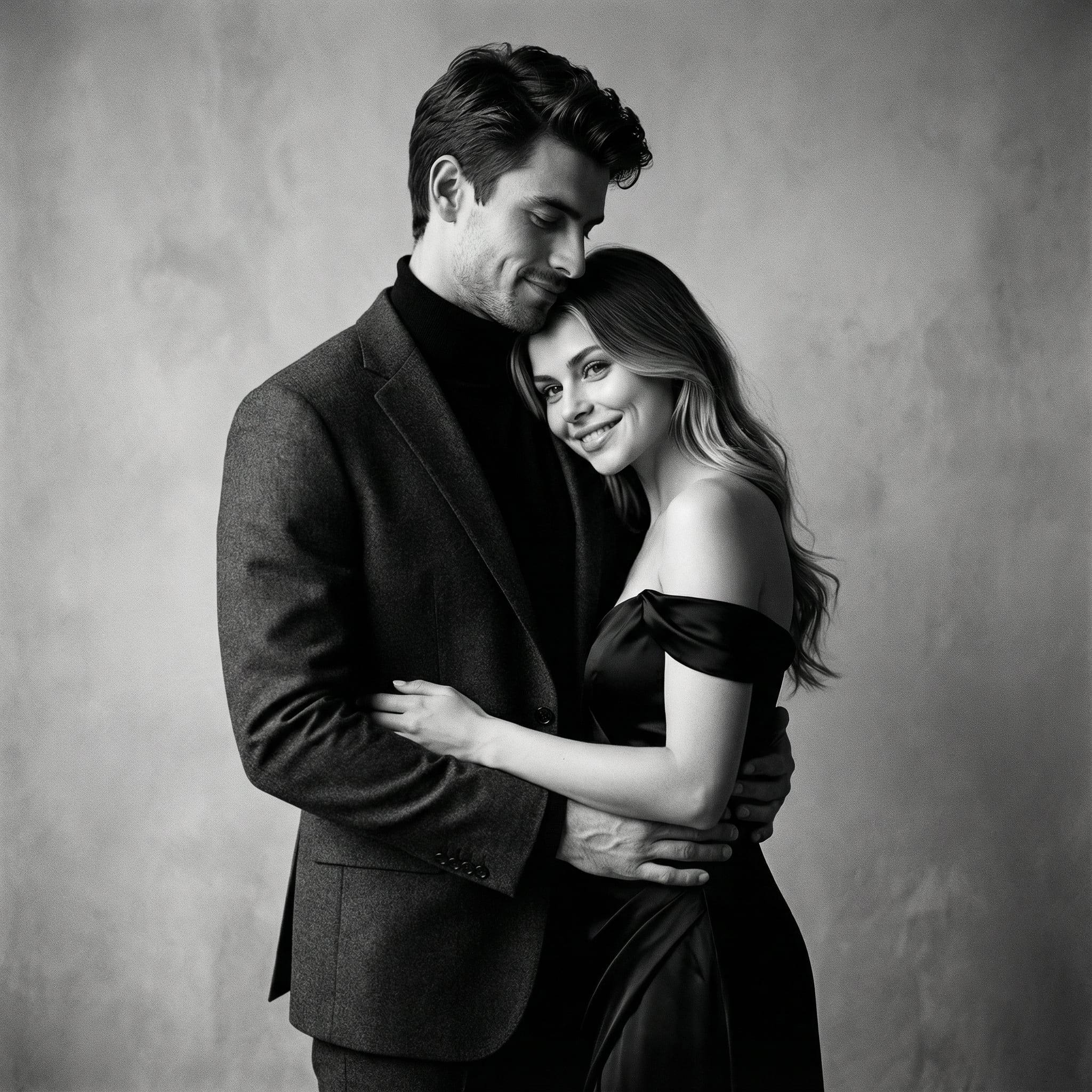 Generated AI Couple Portrait After