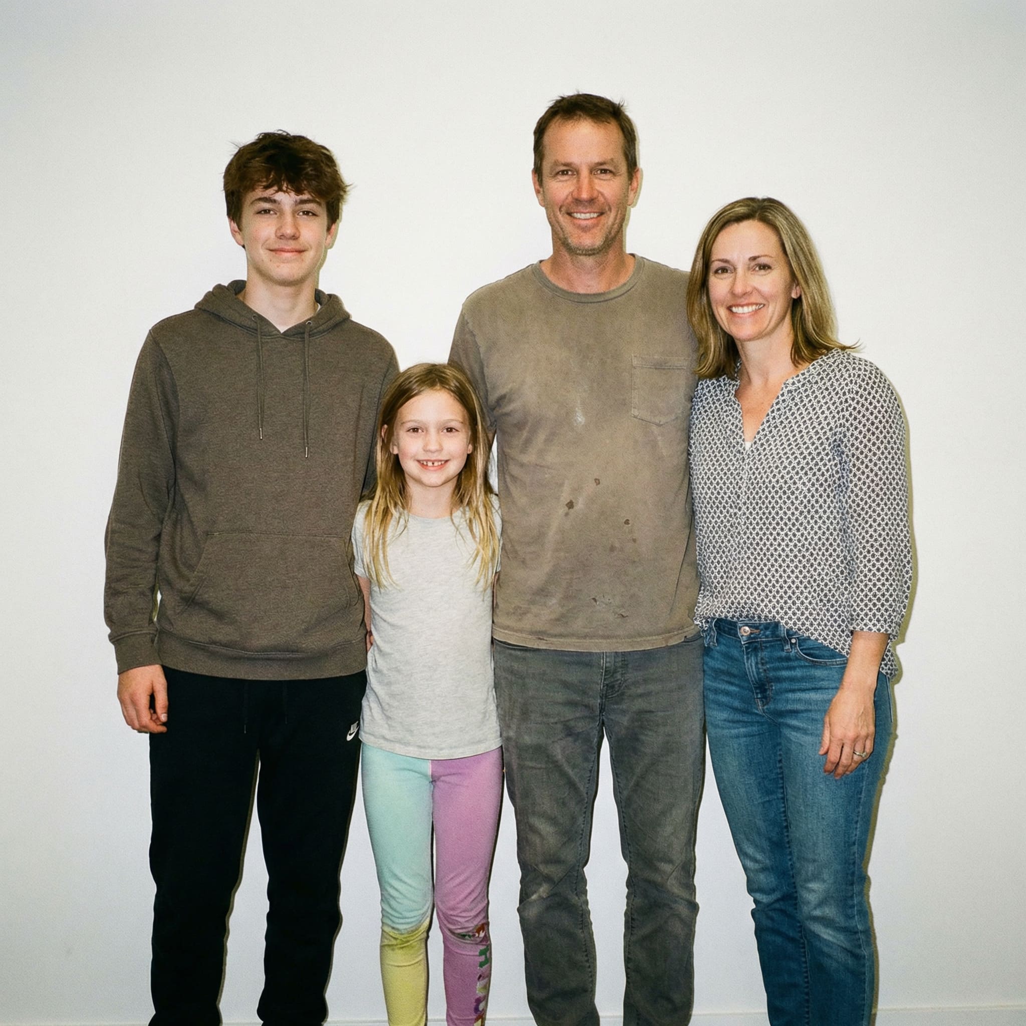 Original family photo before AI studio transformation