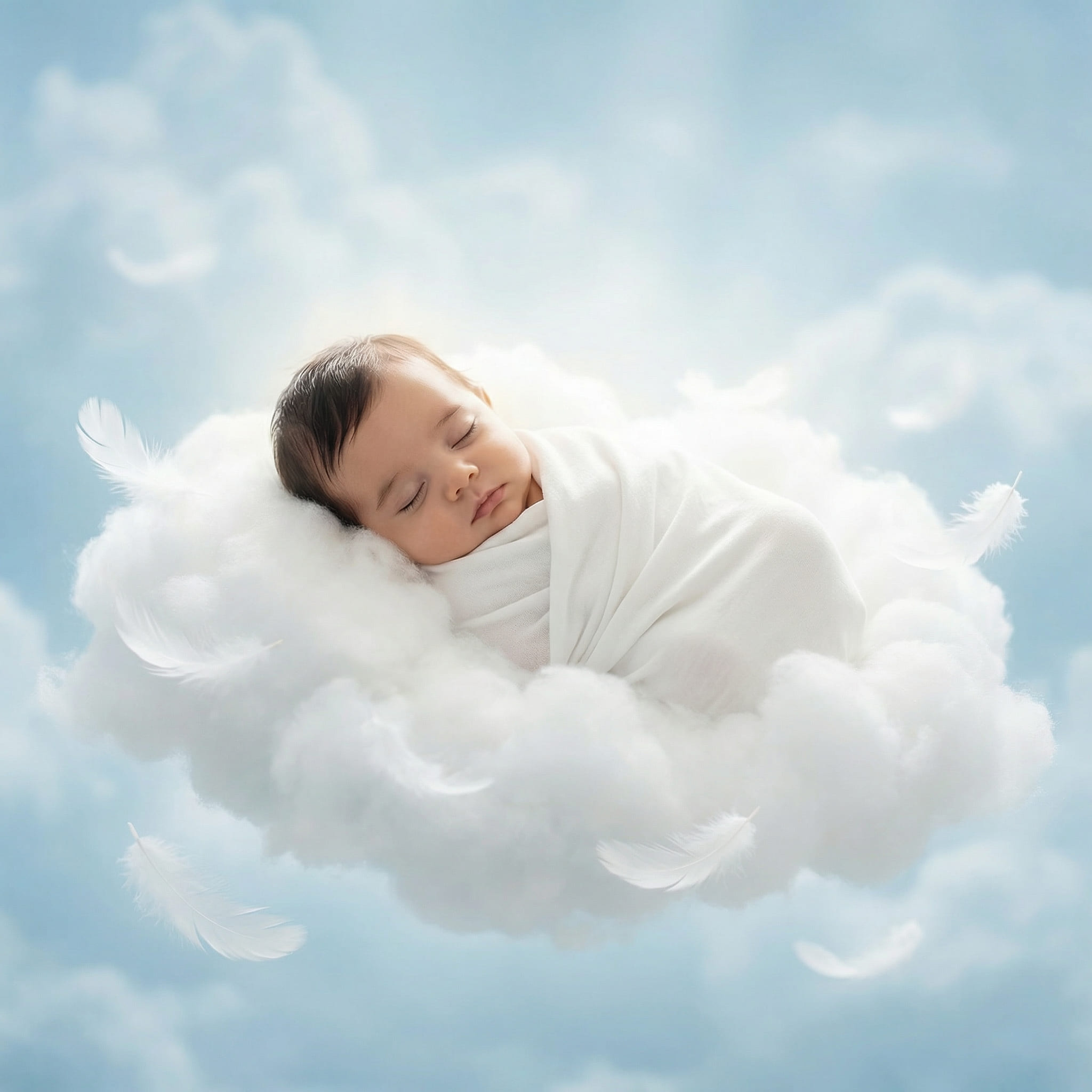 Baby in suit at office desk using laptop