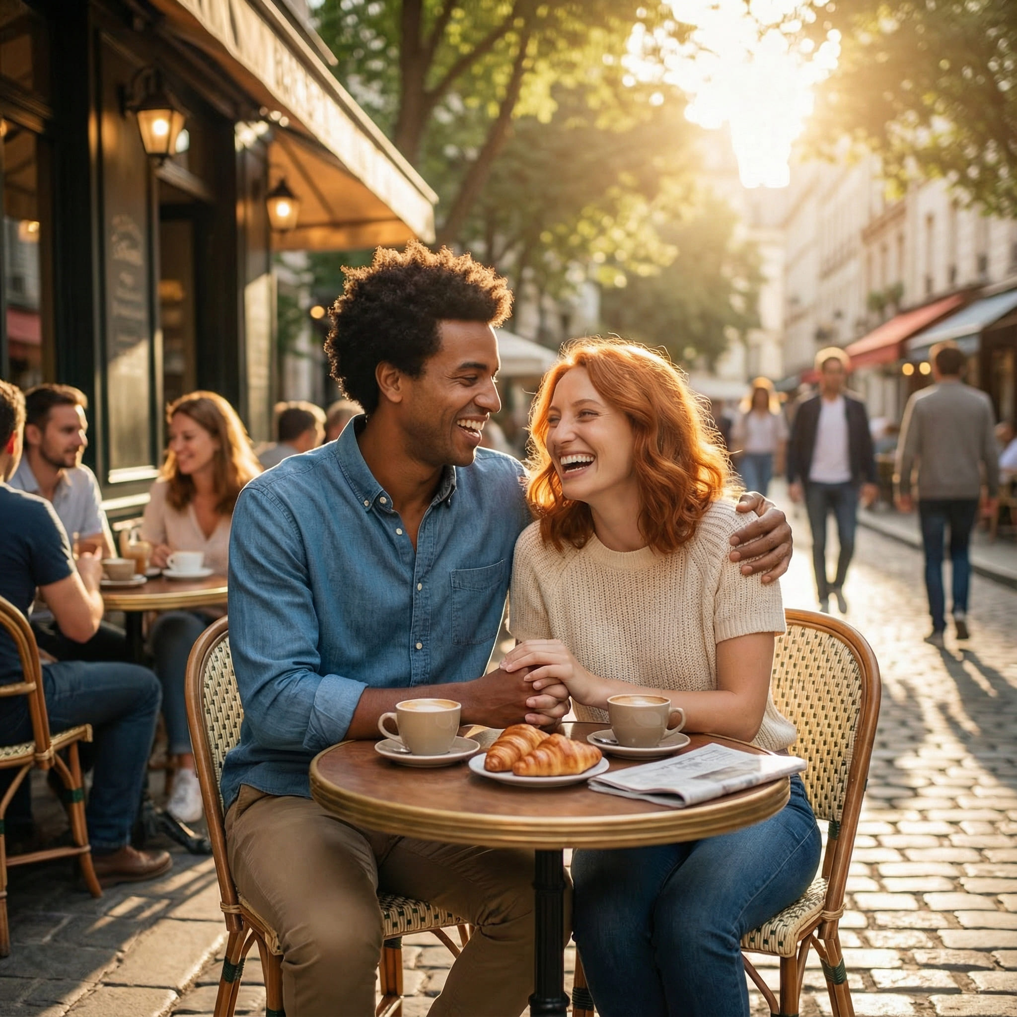 Generated AI Couple Portrait After