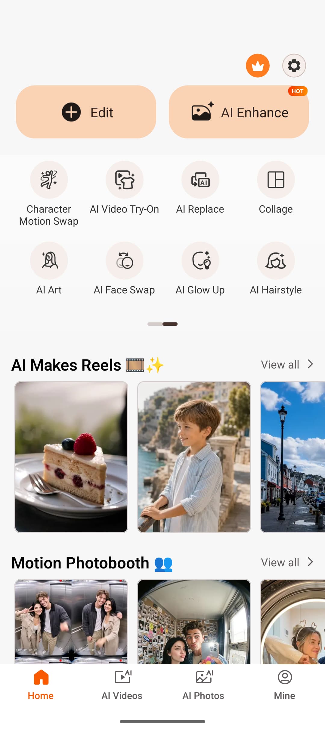 PhotoDirector interface