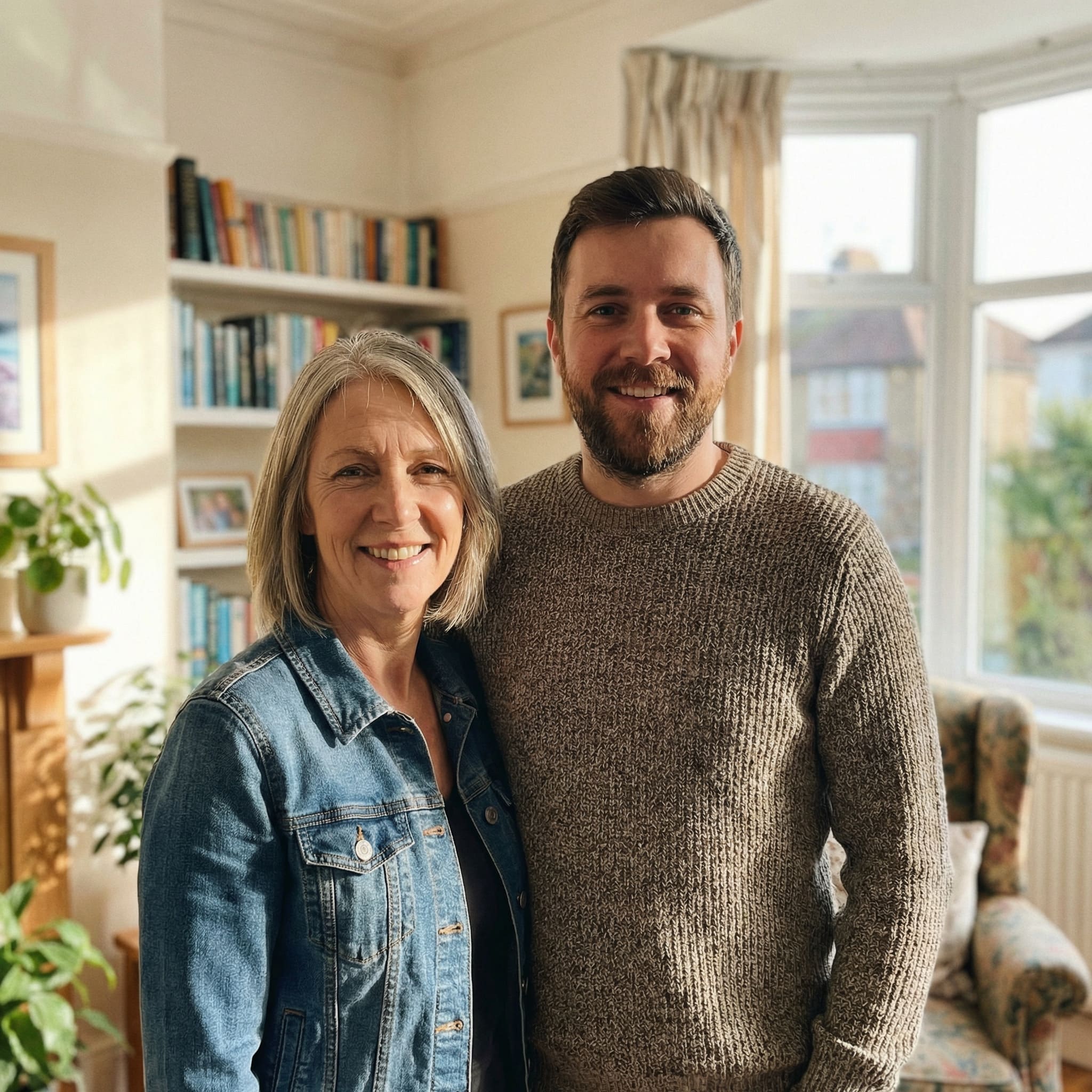 Portrait de famille fusionné par IA