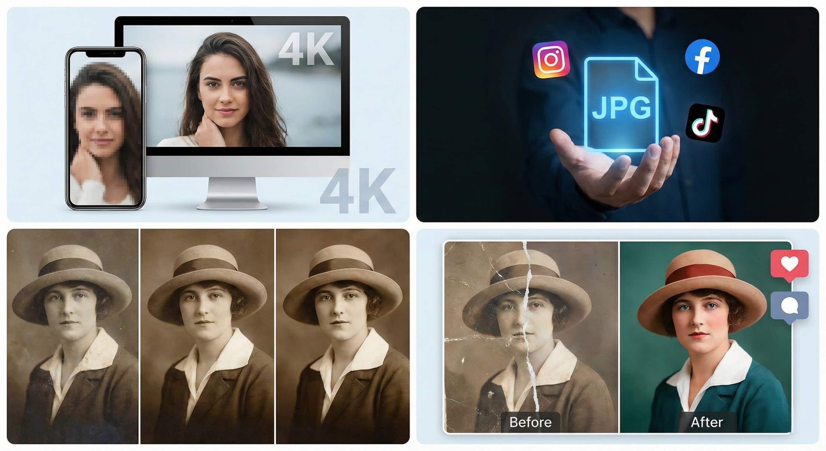 Algunos consejos para restaurar fotos antiguas