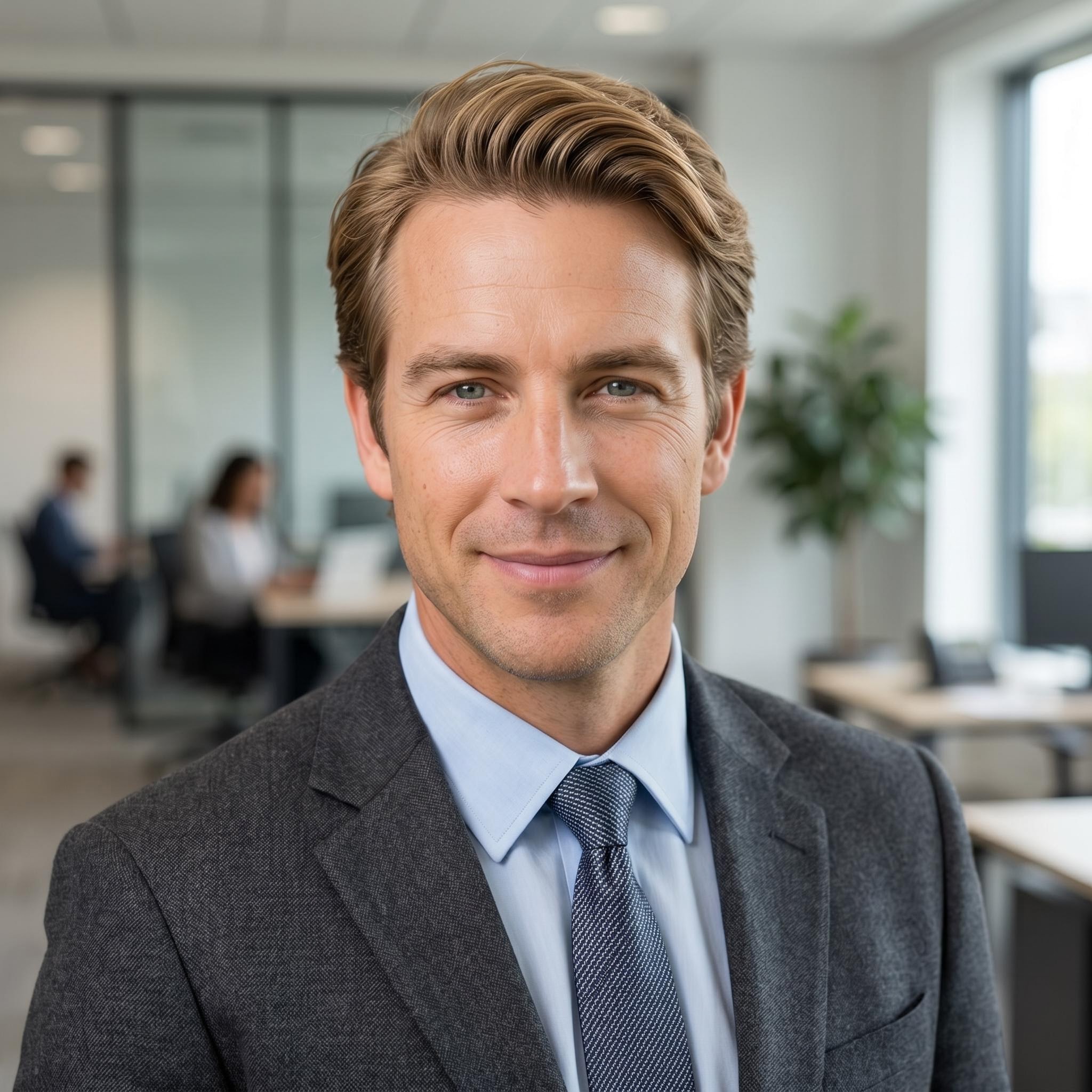 Retrato de consultor generado con IA (después)
