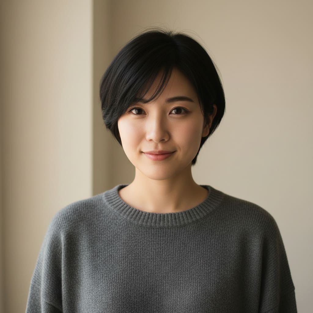 Coupe à la garçonne après