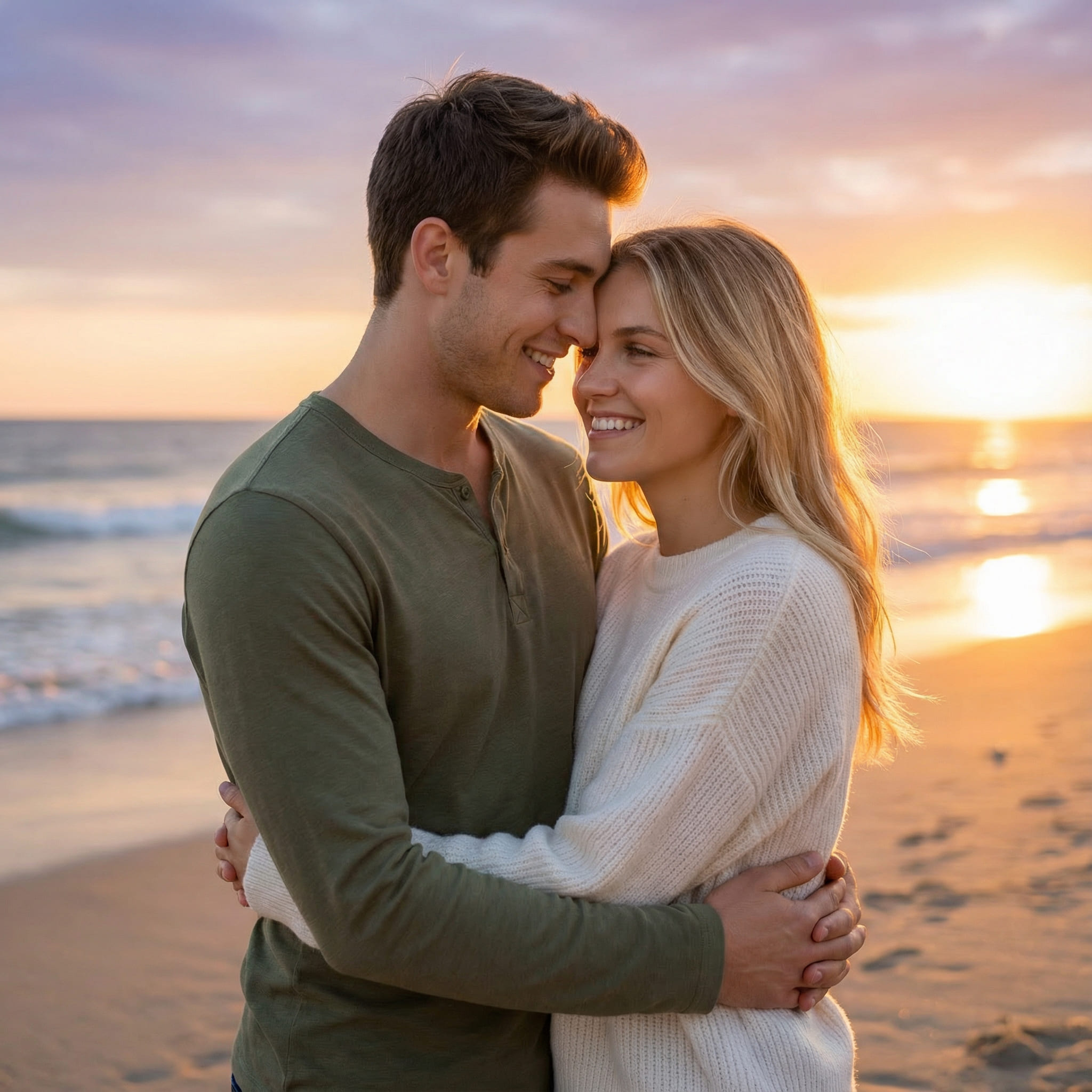 Portrait de couple IA généré après