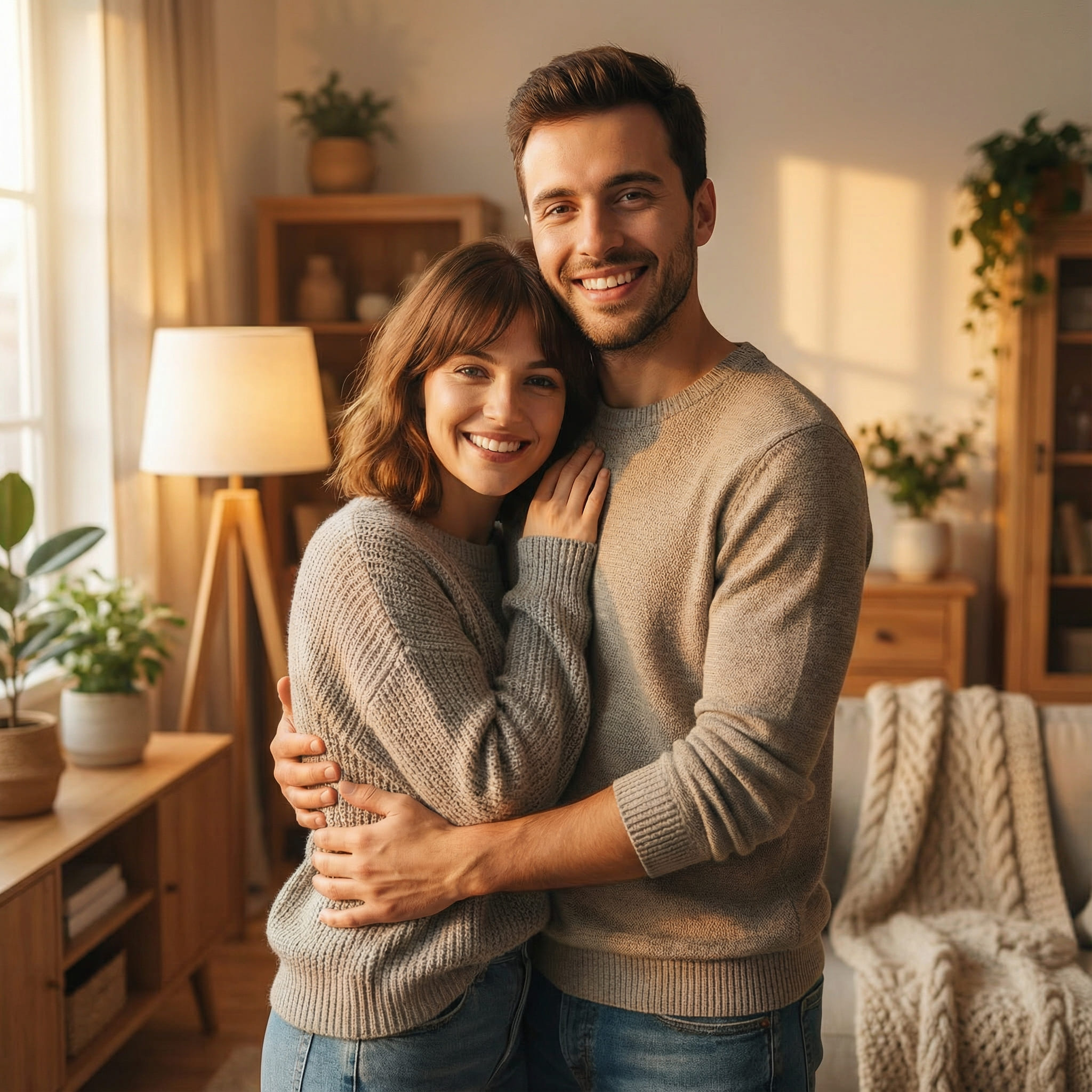Portrait de couple IA généré après